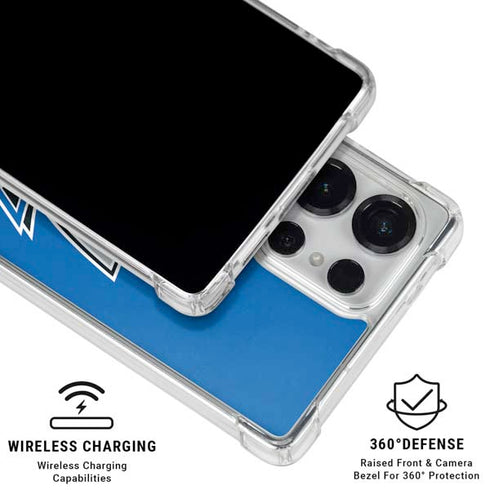 NBA Dallas Mavericks Distressed Galaxy S25 Ultra Clear Case